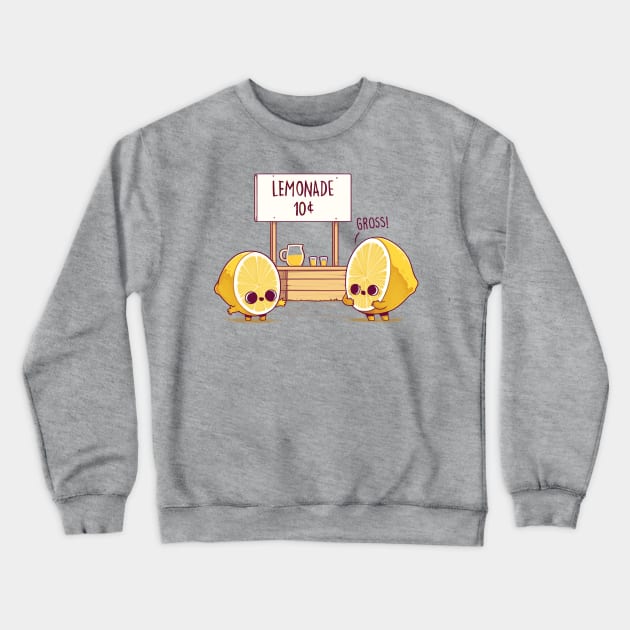 Lemonade Stand Crewneck Sweatshirt by Naolito